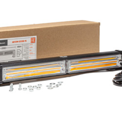 AE12W-2COB-1S Маяк-стробоскоп 12/24В, 12 Вт, 310*40*50 мм