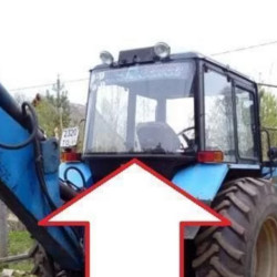80-6708711 Стекло панорамное МТЗ заднее МТЗ-82П (900х1570/910х1470), Беларусь