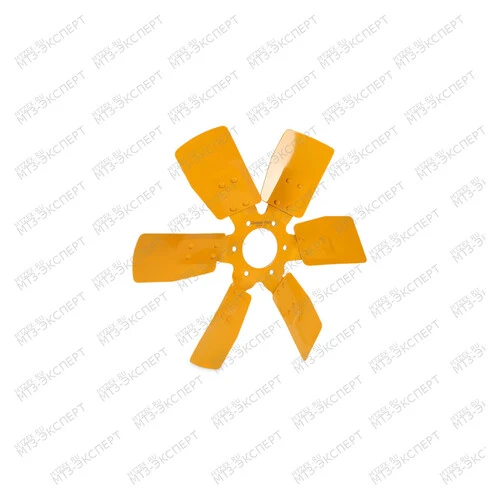 245-1308040-А  ( М ) Вентилятор охлаждения МТЗ, металл ( 6 лопастей ) ПВХ покрытие